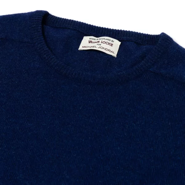 William Lockie Pullover „Leven Crew" Aus Reiner Geelong-Lammwolle 2-Lagig* Strickwaren