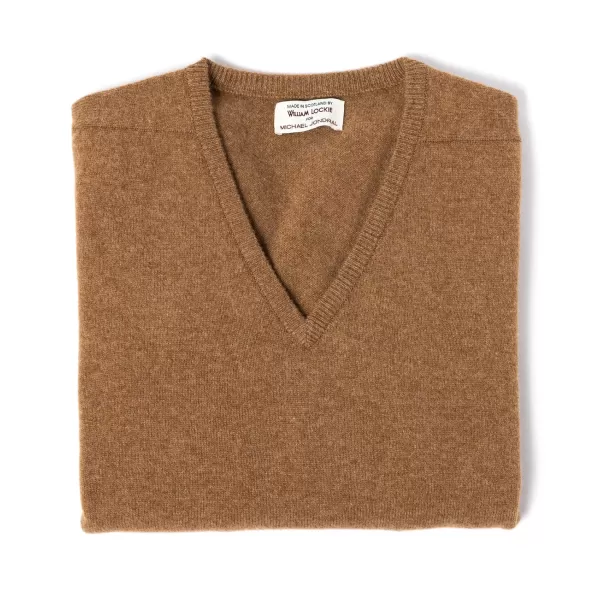 William Lockie Pullover „Leven Vee" Aus Geloong-Lammwolle 2-Lagig* Strickwaren
