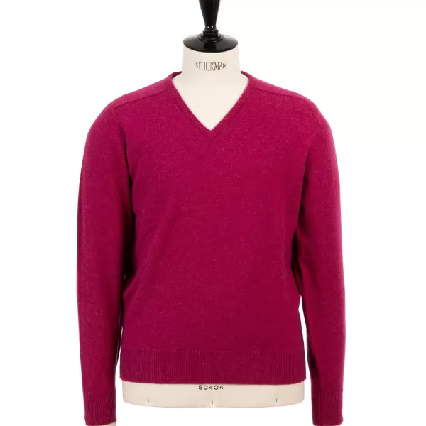 William Lockie Pullover „Leven Vee" Aus Reiner Geelong-Lammwolle 2-Lagig* Strickwaren