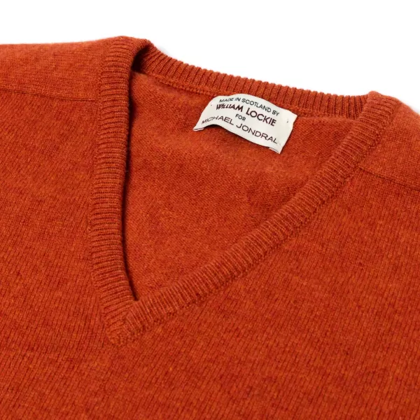 William Lockie Pullover „Leven Vee" Aus Reiner Geelong-Lammwolle 2-Lagig* Strickwaren