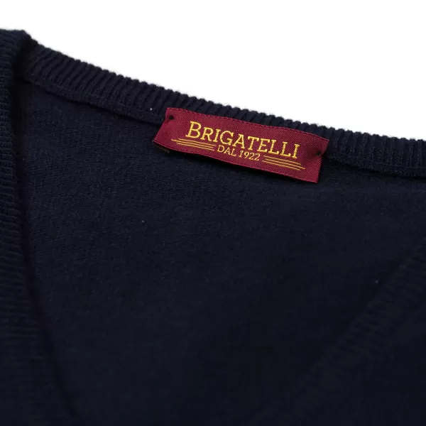 Brigatelli seit 1922 Pullover Mit V-Ausschnitt Aus Merinowolle Und Kaschmir 1-Lagige Kaschmirmischung* Strickwaren