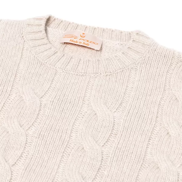 Von Poldo Pullover „Olimpico" Aus Reinem Cariaggi-Kaschmir Handgefertigt* Strickwaren