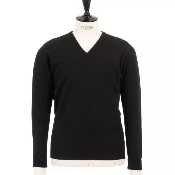 William Lockie Pullover „Oxton Vee" Aus Feinem Schottischem 1-Lagigem Kaschmir* Strickwaren