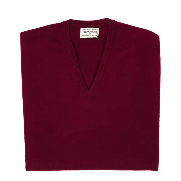 William Lockie Pullover „Oxton Vee" Aus Feinem Schottischem 1-Lagigem Kaschmir* Strickwaren