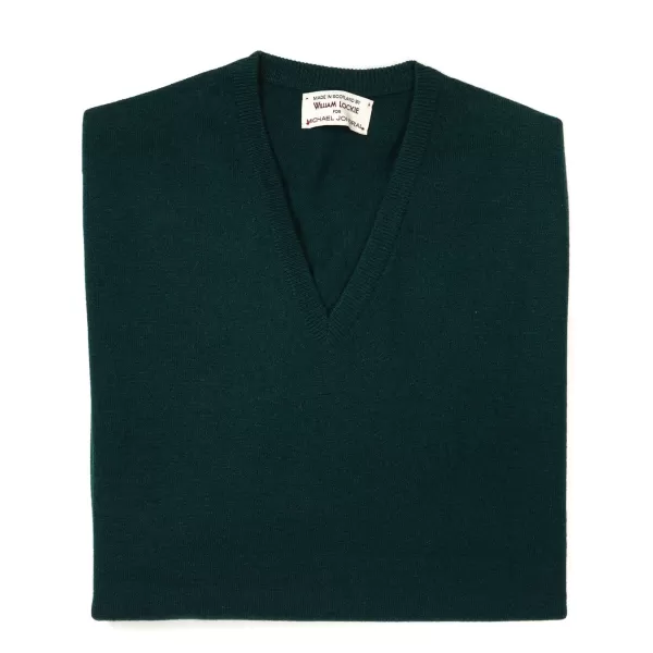William Lockie Pullover „Oxton Vee" Aus Feinem Schottischem 1-Lagigem Kaschmir* Strickwaren