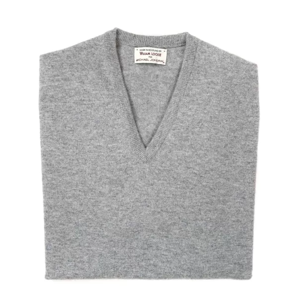 William Lockie Pullover „Oxton Vee" Aus Feinem Schottischem 1-Lagigem Kaschmir* Strickwaren