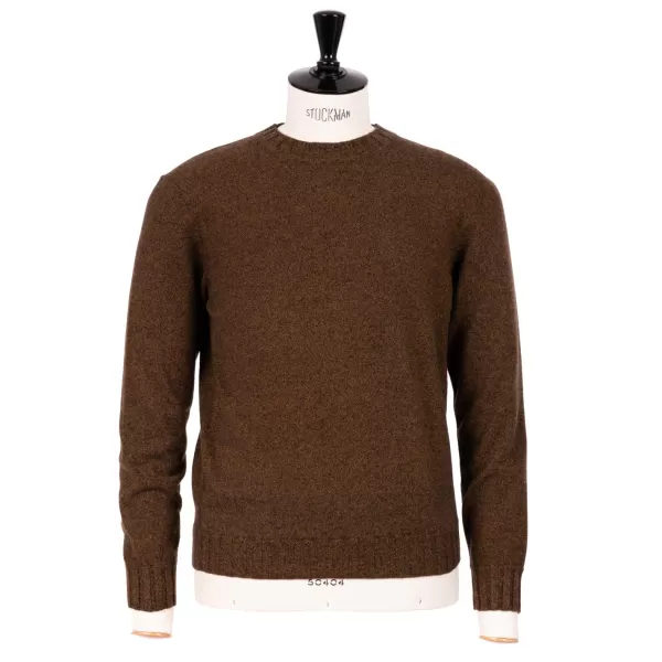 Cesare Attolini Pullover „Val Pusteria" Aus Reinem Kaschmir Duvet Melange* Strickwaren