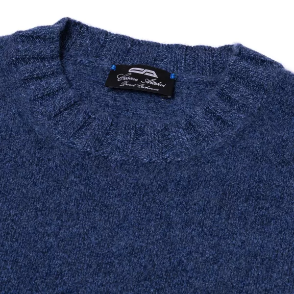 Cesare Attolini Pullover „Val Pusteria" Aus Reinem Kaschmir Duvet Melange* Strickwaren