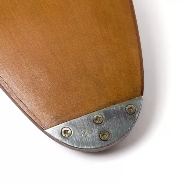 Saint Crispin's Quasten-Loafer „Short-Vamp" Aus Olivbraunem „Vintage Deer Wildleder" -* Mto