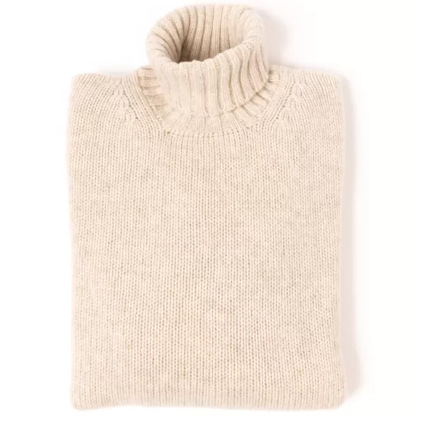 William Lockie Rollkragenpullover „Alain Rollneck" Aus 4-Lagiger Geelong-Lammwolle* Strickwaren