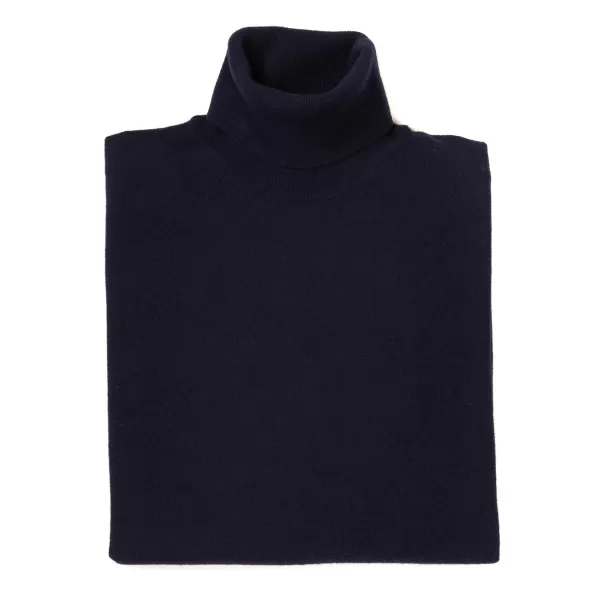 Brigatelli seit 1922 Rollkragenpullover Aus Merinowolle Und Kaschmir - 1 Ply Cashmere Bl* Strickwaren