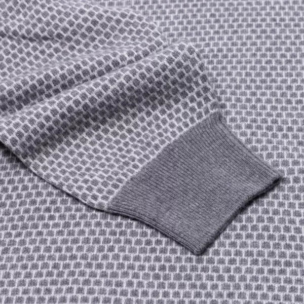 Brigatelli seit 1922 Rollkragenpullover Aus Merinowolle Und Kaschmir Mit Quadratischem Jacquard 1-Lagig, Ca* Strickwaren
