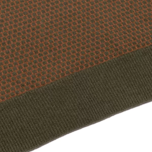 Brigatelli seit 1922 Rollkragenpullover Aus Merinowolle Und Kaschmir Mit Quadratischem Jacquard 1-Lagig, Ca* Strickwaren