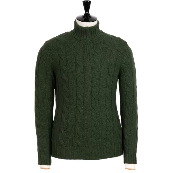 Von Poldo Rollkragenpullover „Delle Alpi Torino" Aus Reinem Cariaggi-Kaschmir Hand* Strickwaren