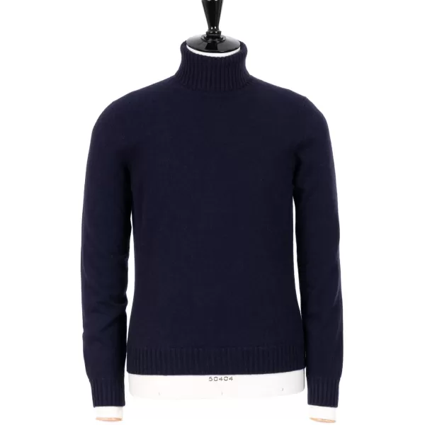 Cesare Attolini Rollkragenpullover Von Alta Badia Aus Reinem Duvet-Kaschmir* Strickwaren