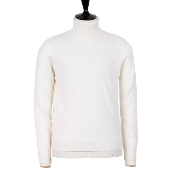 Cesare Attolini Rollkragenpullover Von Alta Badia Aus Reinem Duvet-Kaschmir* Strickwaren