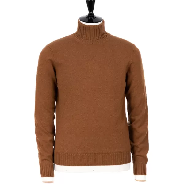 Cesare Attolini Rollkragenpullover Von Alta Badia Aus Reinem Duvet-Kaschmir* Strickwaren