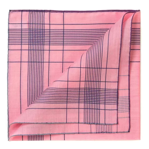 Simonnot-Godard Rosa Gemustertes Taschentuch „Harlan" Aus Baumwolle* Taschentücher