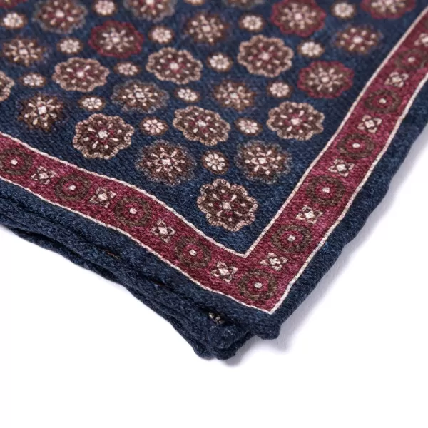 Manufaktur Rosi Rosi Collection X Mj: Einstecktuch „Medallion Double Print" In Reinem S* Taschentücher