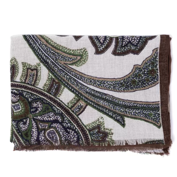 Manufaktur Rosi Rosi Collection X Mj: Schlauchschal „Giant Paisley" Aus Modal Und Kaschmir* Schals