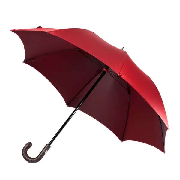 Maglia Roter Sportlicher Regenschirm Mit Handgenahtem Ledergriff* Regenschirme