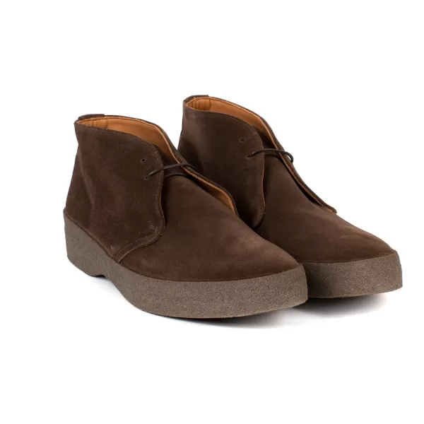 Sanders X Mj: Dunkelbrauner Boot „Steve Mcqueen" Hi Top* S