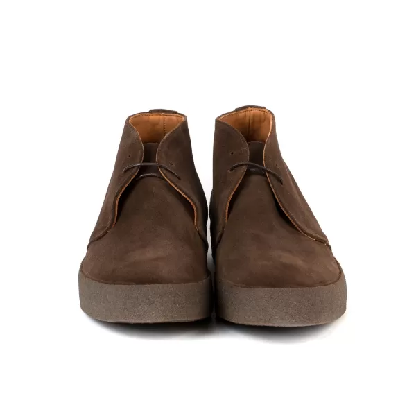Sanders X Mj: Dunkelbrauner Boot „Steve Mcqueen" Hi Top* S
