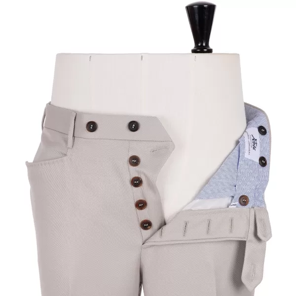 Rota Sartorial Sandfarbene Hose „Carrettiera Tondo" Aus Reiner Kavalleriewolle Rota Sar* Hose