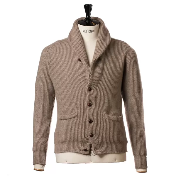 William Lockie Schalkragen-Cardigan „Shawl-Windsor" Aus Reinem Schottischem 6-Lagigem Cash* Strickwaren