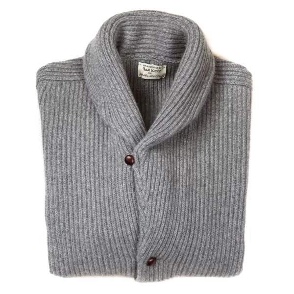 William Lockie Schalkragen-Cardigan „Shawl-Windsor" Aus Reinem Schottischem 6-Lagigem Cash* Strickwaren