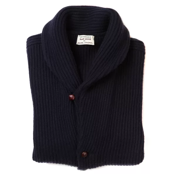 William Lockie Schalkragen-Cardigan „Shawl-Windsor" Aus Reinem Schottischem 6-Lagigem Cash* Strickwaren