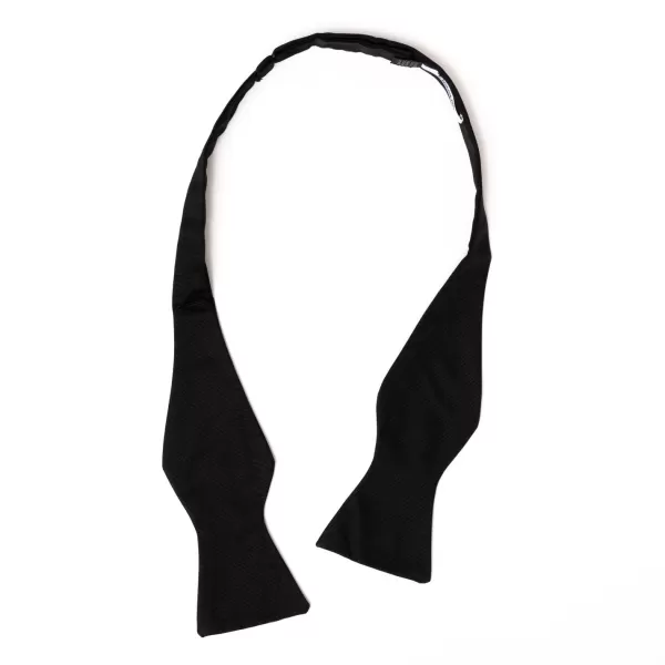 Petronius Schwarze Fliege „Black Butterfly Bow Tie" Aus Reiner Ripsseide* Krawatten