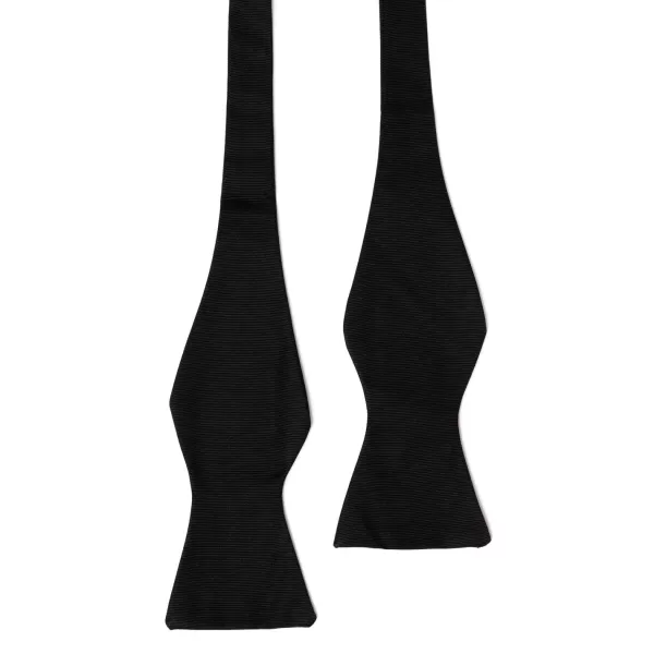 Petronius Schwarze Fliege „Black Butterfly Bow Tie" Aus Reiner Ripsseide* Krawatten