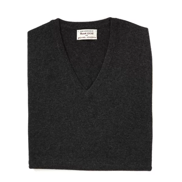 William Lockie Slip-Over „Oxton Slipover" Aus Feinem Schottischem 1-Lagigem Kaschmir* Strickwaren