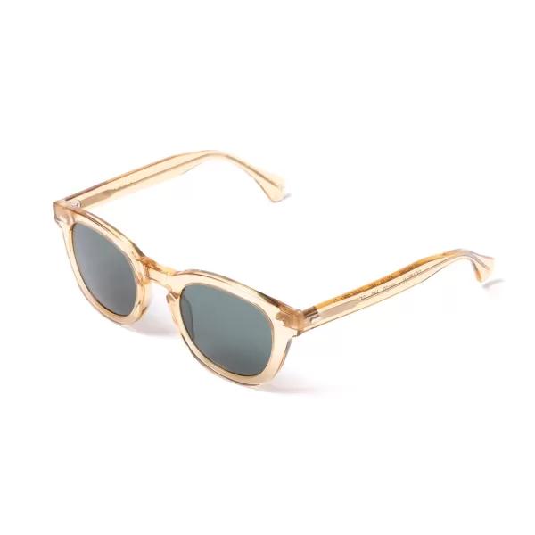 TBD BRILLEN Sonnenbrille „Donegal Champagne" Mit Grunen Glasern Handgefertigt* Sonnenbrille