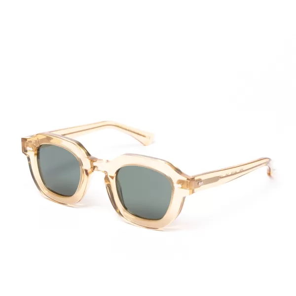 TBD BRILLEN Sonnenbrille "Juta Champagne" Mit Grunen Glasern - Handarbeit* Sonnenbrille