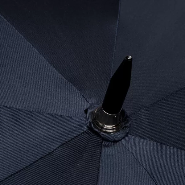 Maglia Sportlicher Regenschirm In Dunkelblau Mit Handgenahtem Ledergriff* Regenschirme