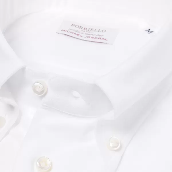 Borriello Sportshirt Aus Reiner Baumwolle „New Ivy League" Linea Passion* Freizeithemden