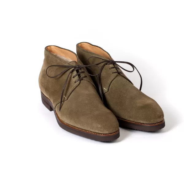 Saint Crispin's Stiefelette „Chukka" Mit Lammfellfutter Aus Wildleder* S