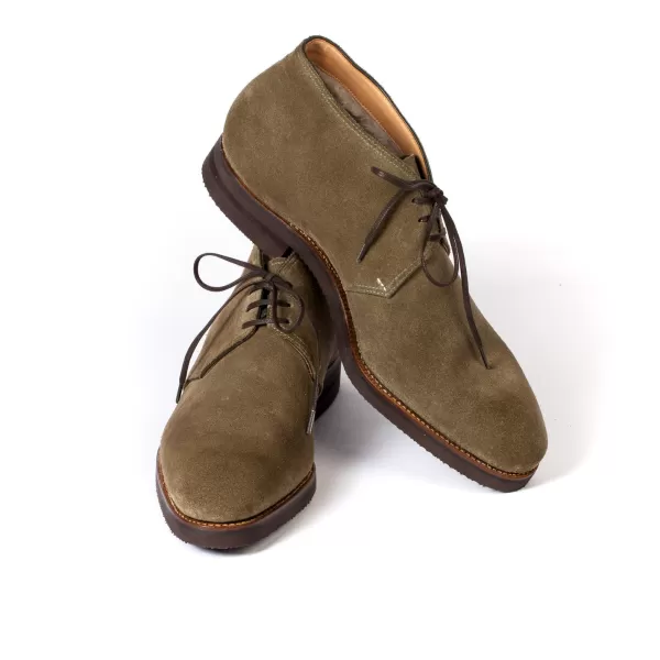 Saint Crispin's Stiefelette „Chukka" Mit Lammfellfutter Aus Wildleder* S