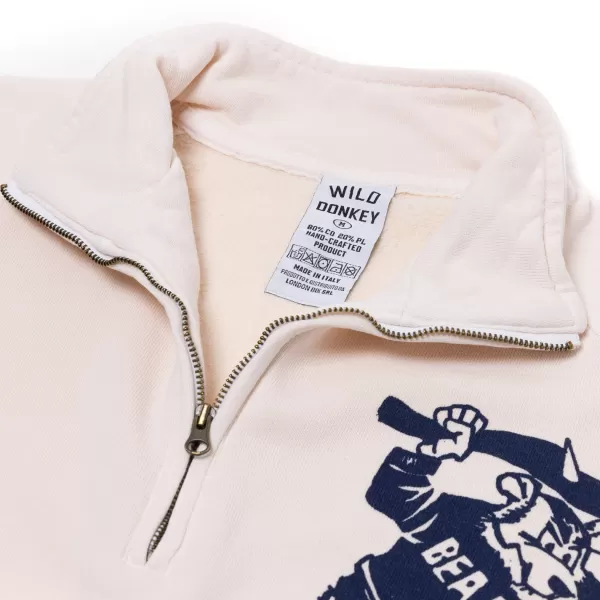 Sonderangebote X MJ Wild Donkey X Mj: Sweatshirt Mit Reisverschluss Und Vintage-Print „Bears"* Pullover + T-Shirts