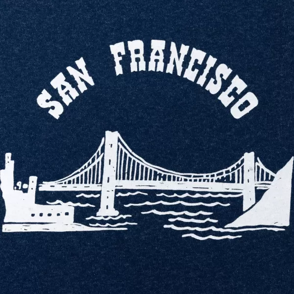 Sonderangebote X MJ Wild Donkey X Mj: Sweatshirt Mit Vintage-Print „San Francisco&Qu* Pullover + T-Shirts