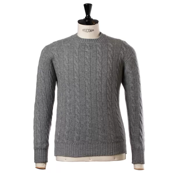 William Lockie Zopfpullover „Chirnside Cable" Aus Reinem 4-Lagigem Kaschmir* Strickwaren