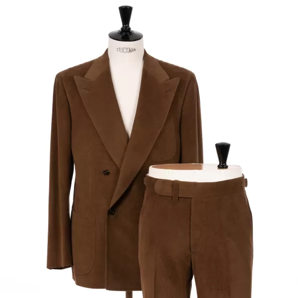 Cesare Attolini Zweireihiger Feincord-Anzug „Lusso Nel Paese" Aus Original* Anzugjacke