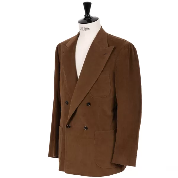 Cesare Attolini Zweireihiger Feincord-Anzug „Lusso Nel Paese" Aus Original* Anzugjacke